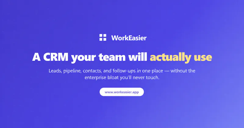 WorkEasier screenshot 1