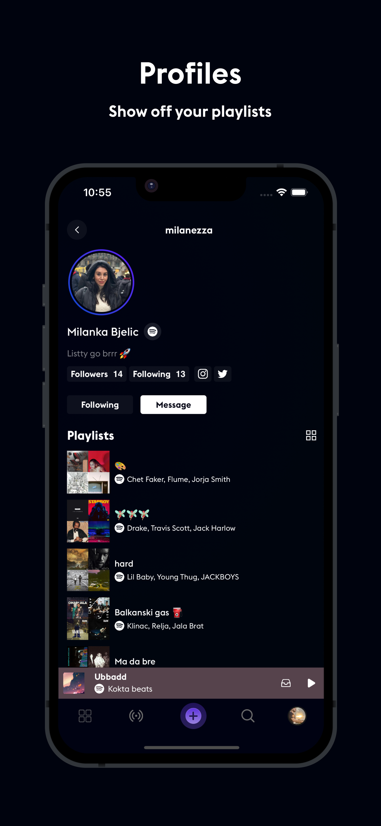 Списокти для Spotify - Создайте отличные плейлисты Spotify медиа 4