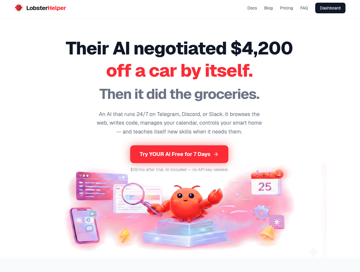 LobsterHelper gallery image