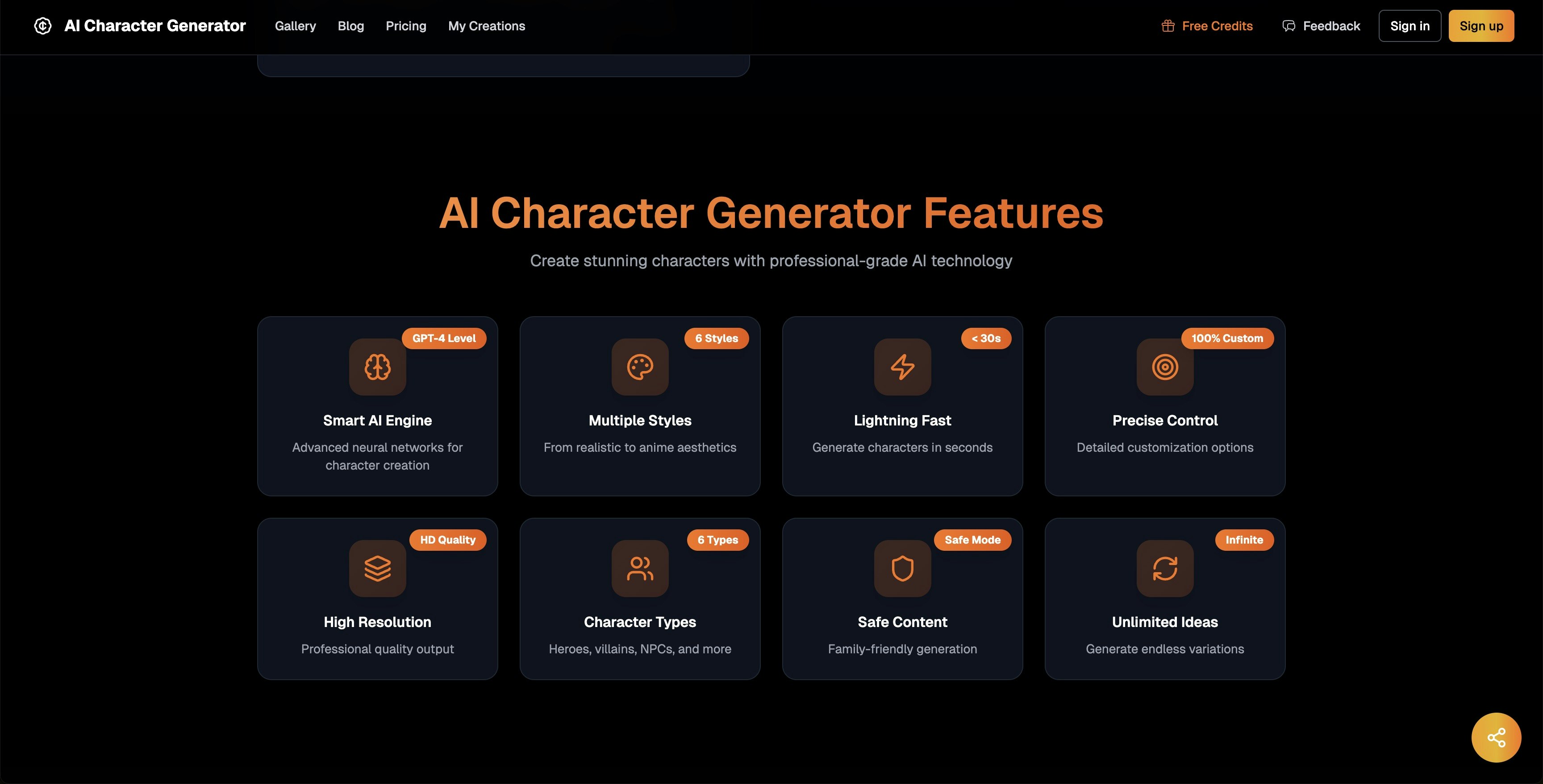AI Character Generator gallery image
