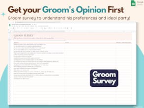 Bachelor Party Planning Spreadsheet gallery image