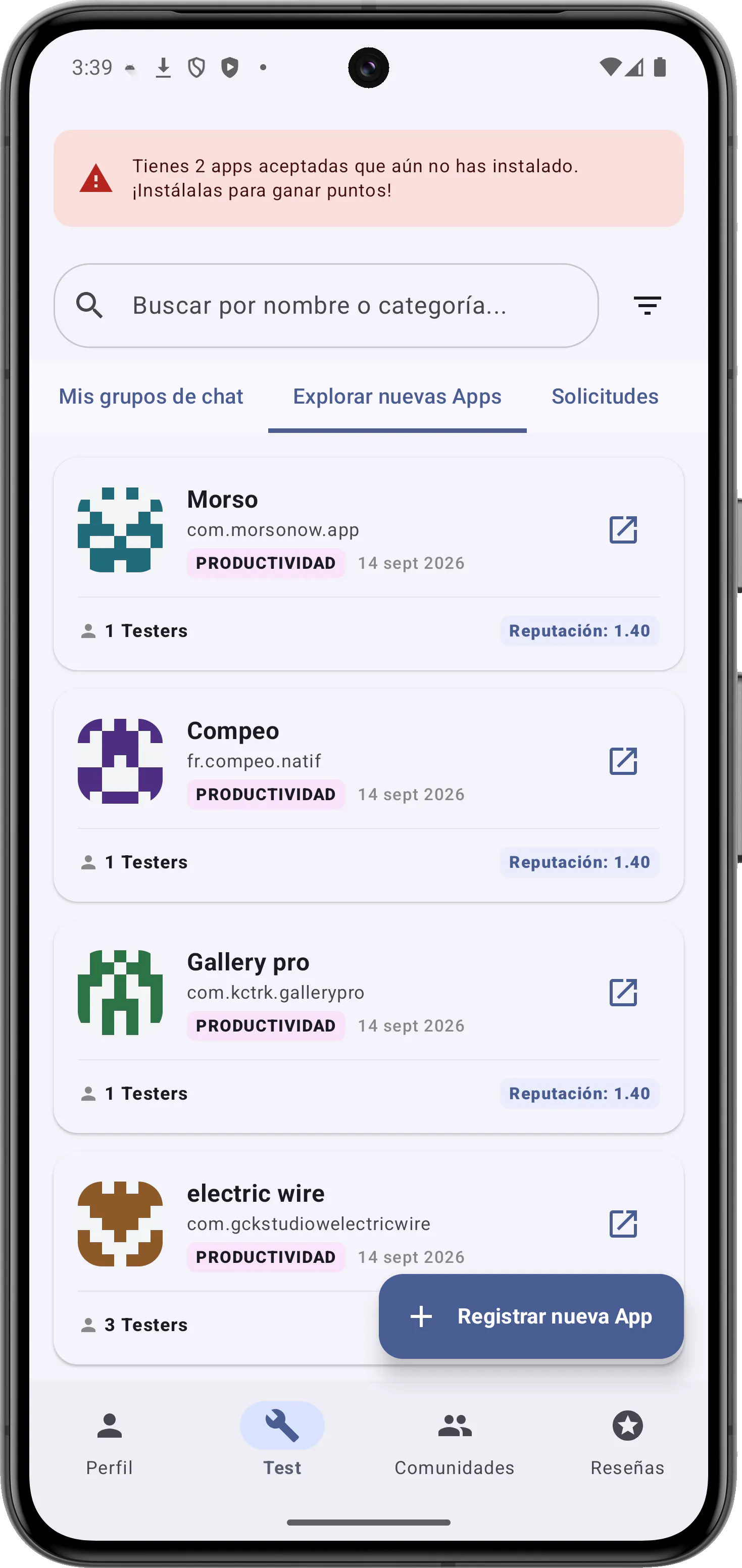 TesterApp gallery image