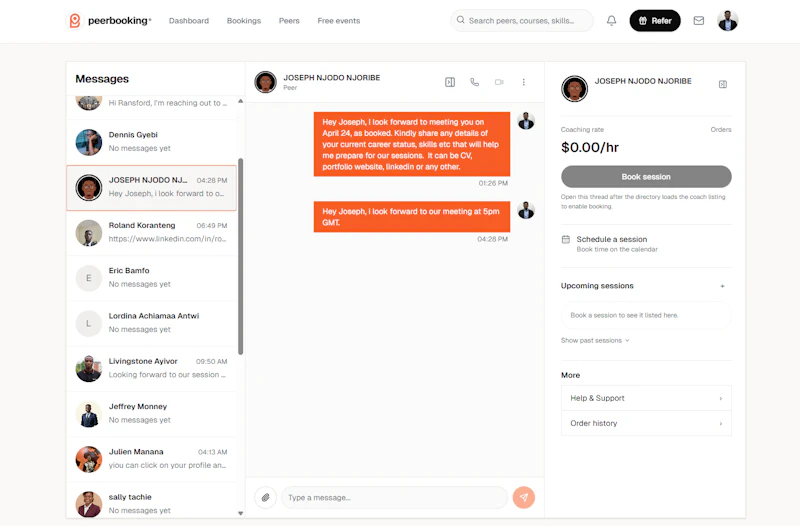 peerbooking screenshot 7