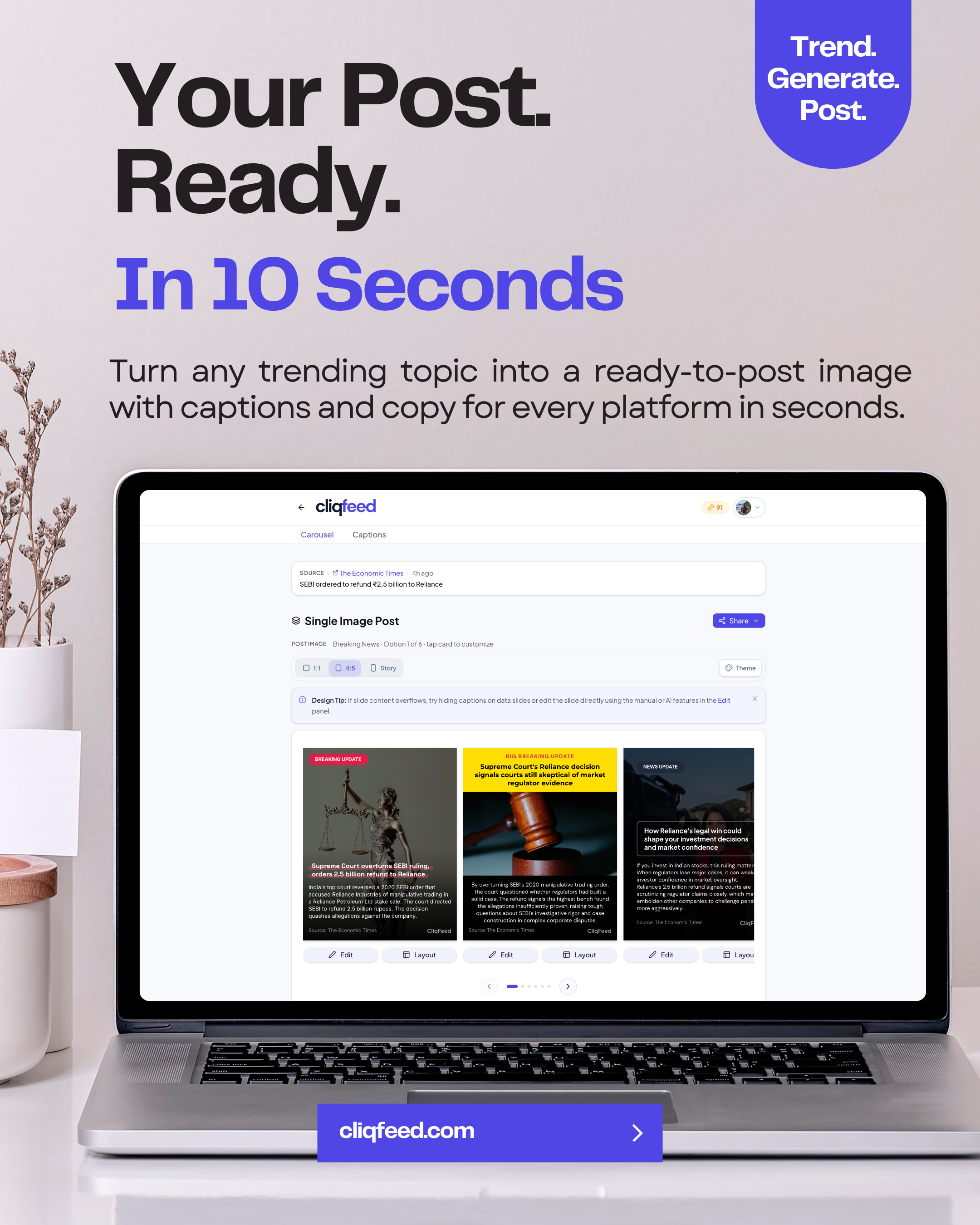 CliqFeed gallery image