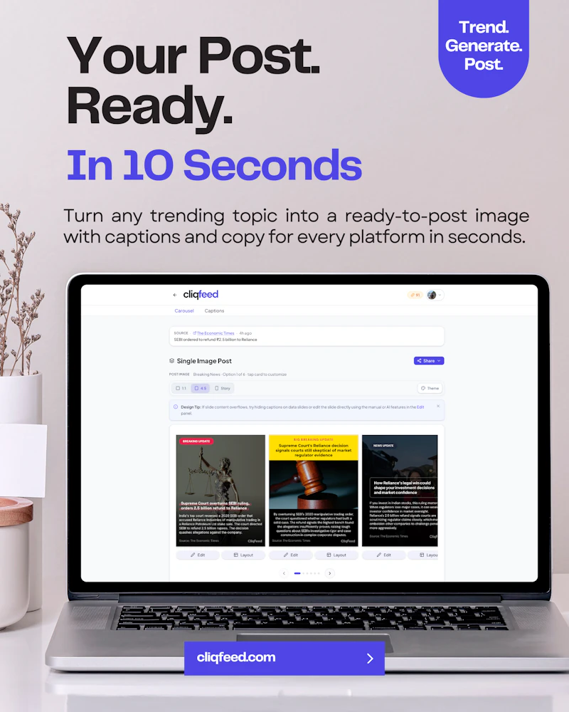 CliqFeed screenshot 2