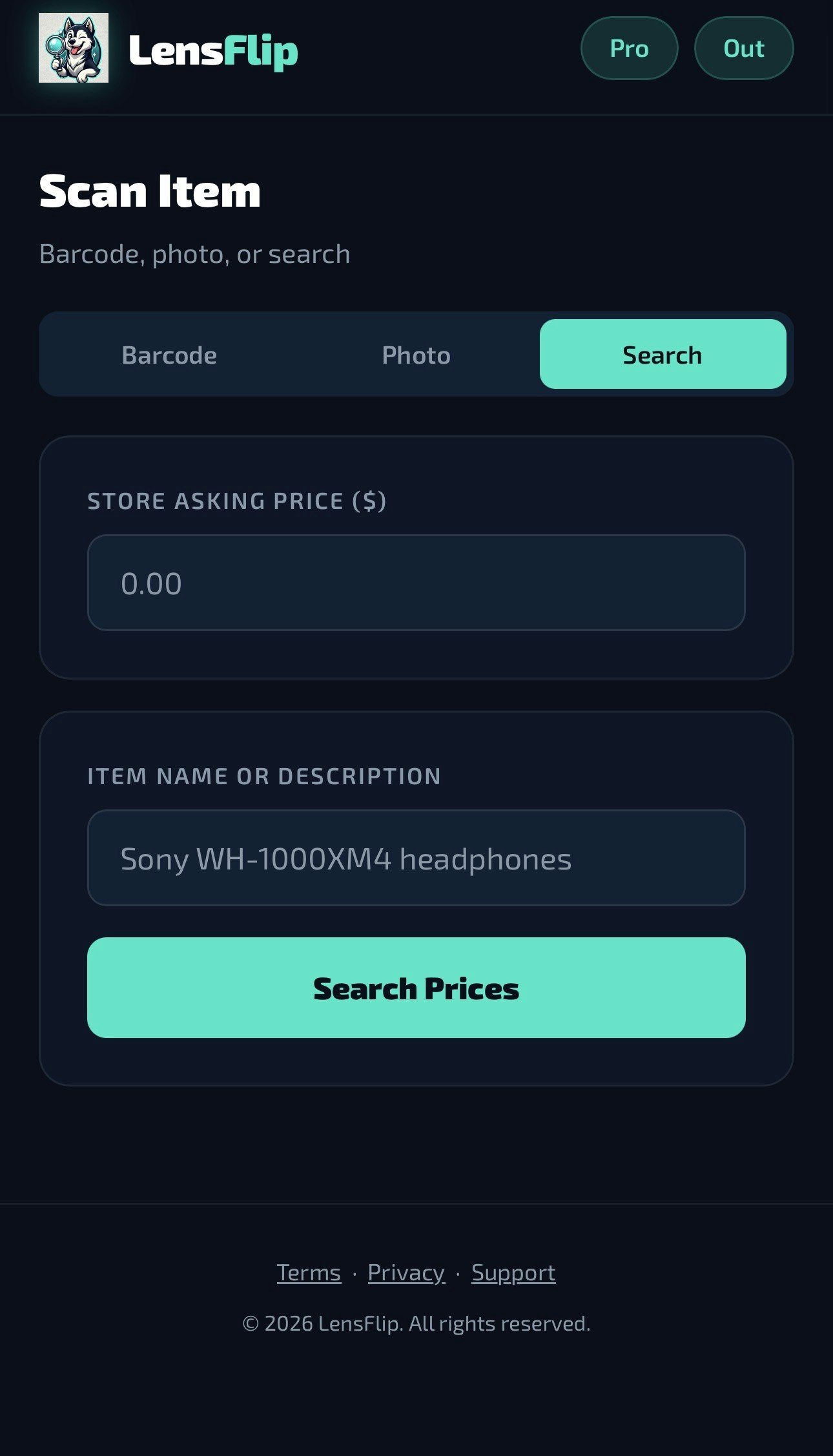 LensFlip — Scan. Know. Flip. gallery image