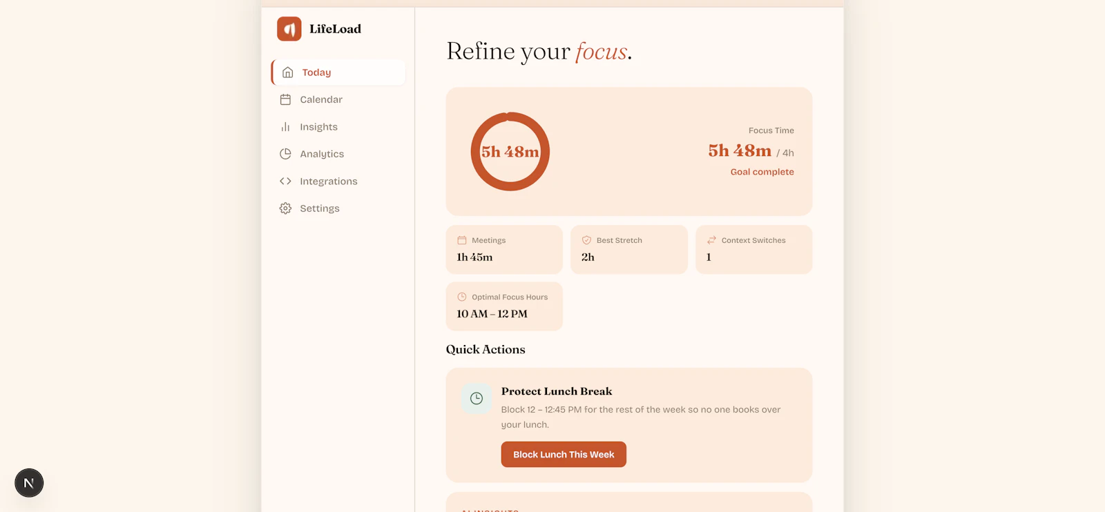 Lifeload screenshot 1