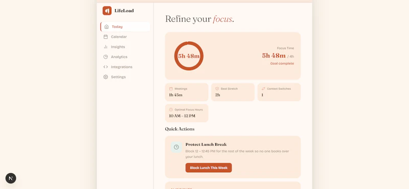 Lifeload screenshot 1