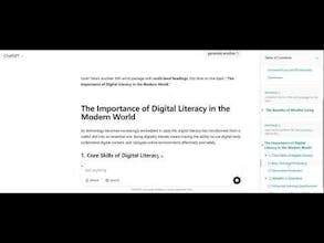 Chatgpt Table of Contents extension gallery image