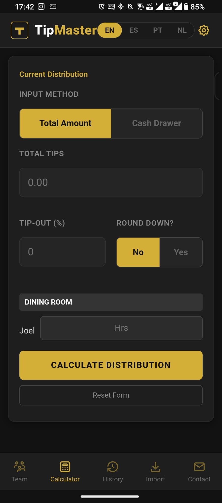 TipMaster - Main product screenshot demonstrating key features and user interface