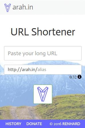 arah.in URL Shortener gallery image