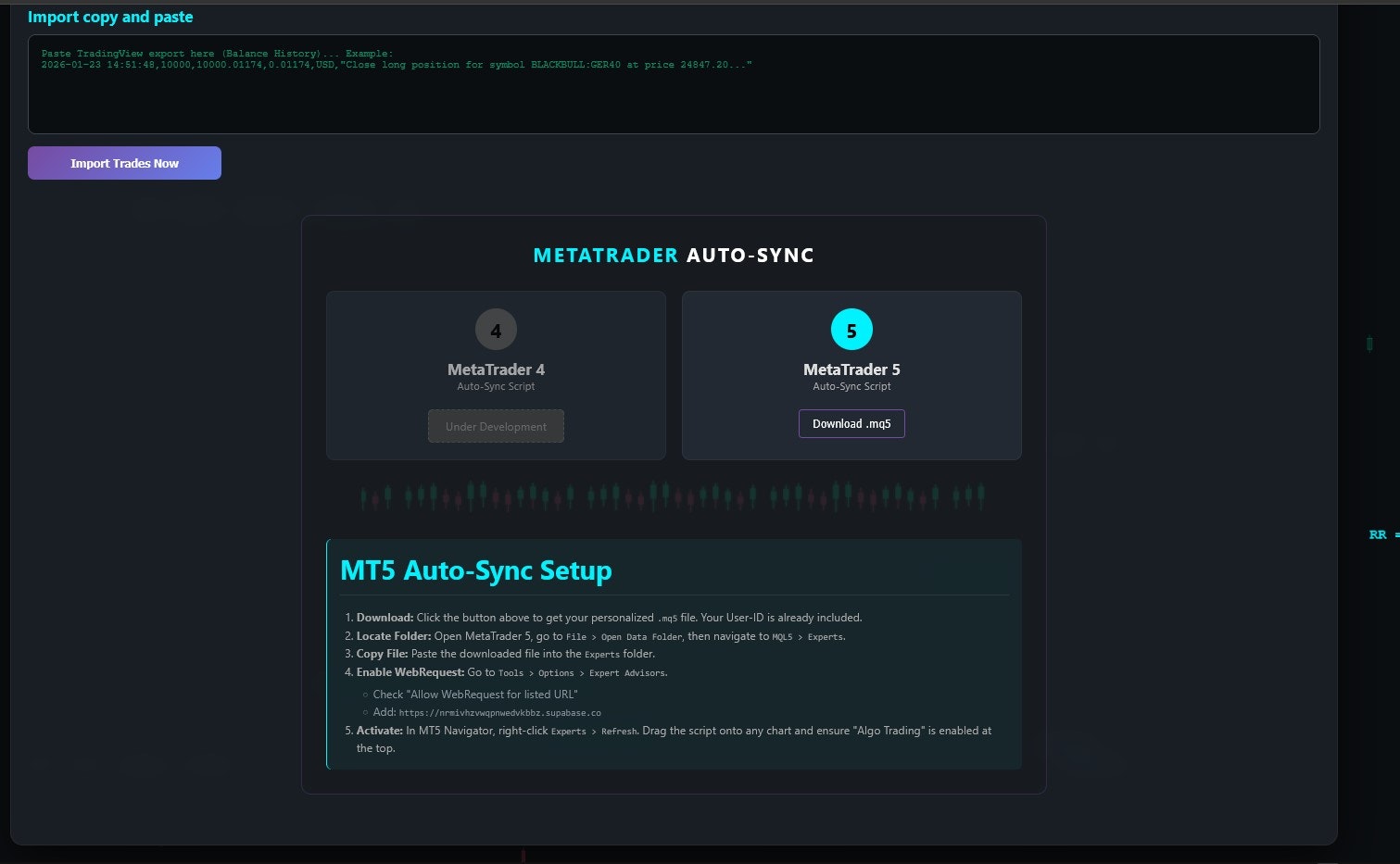 Trading Journal PRO - Screenshot 3 showing product features and functionality