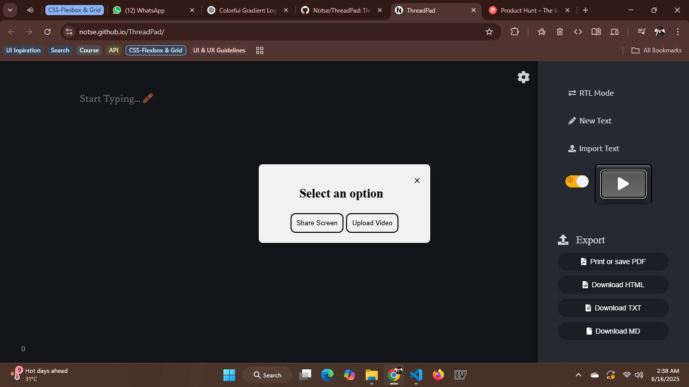ThreadPad gallery image