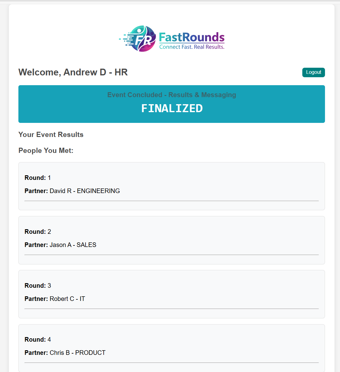 FastRounds — Speed Networking App gallery image