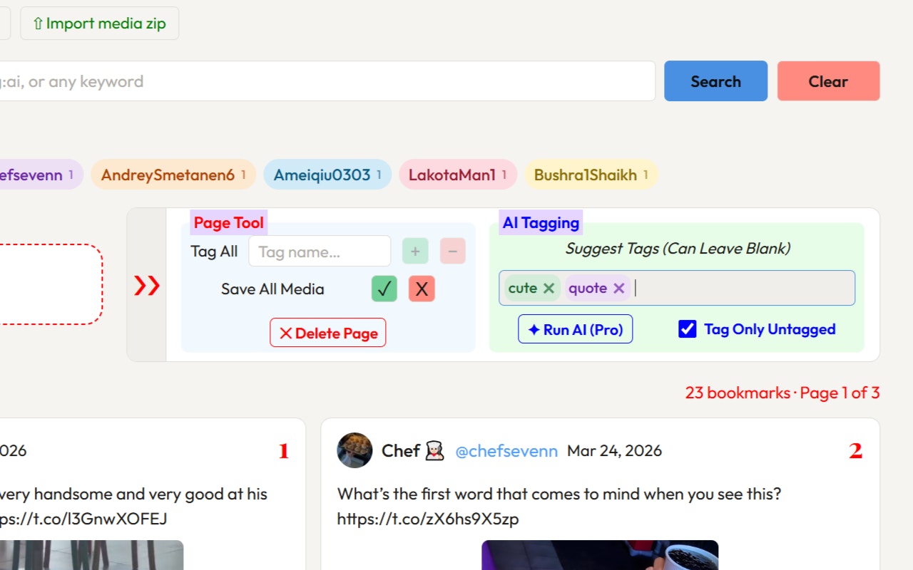 XArchive Bookmark Exporter & Manager gallery image