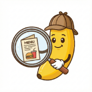 BananaFood - Product Hunt launch logo and brand identity