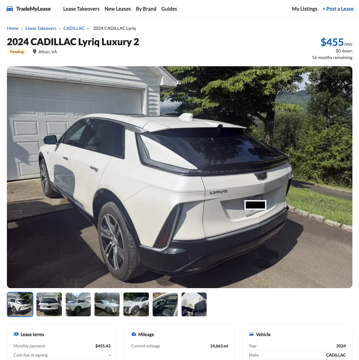 TradeMyLease gallery image