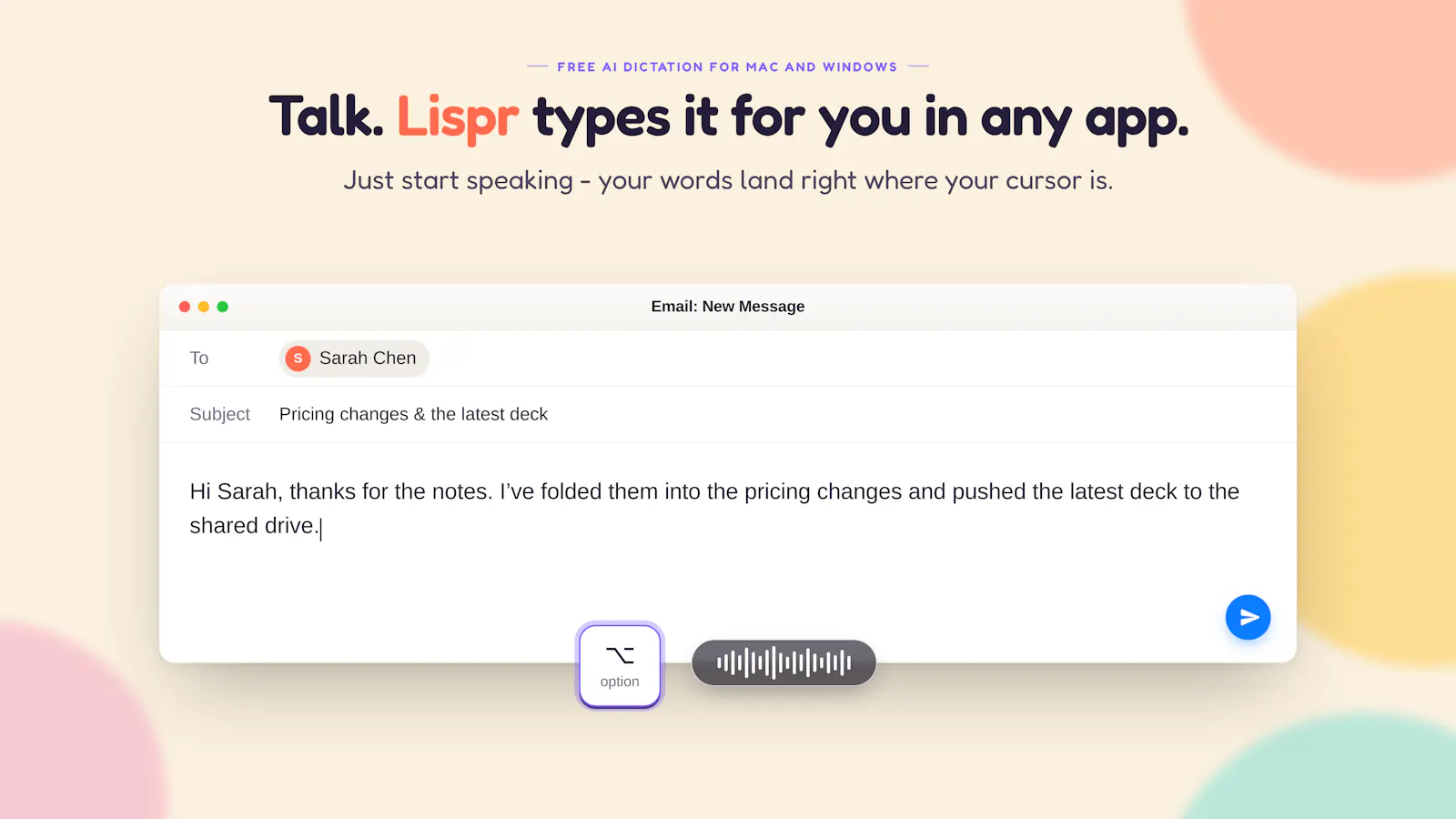 Lispr screenshot 3