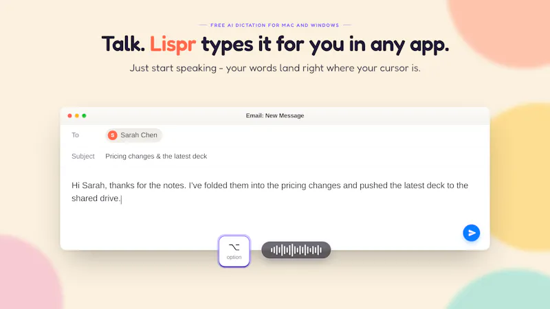 Lispr screenshot 3