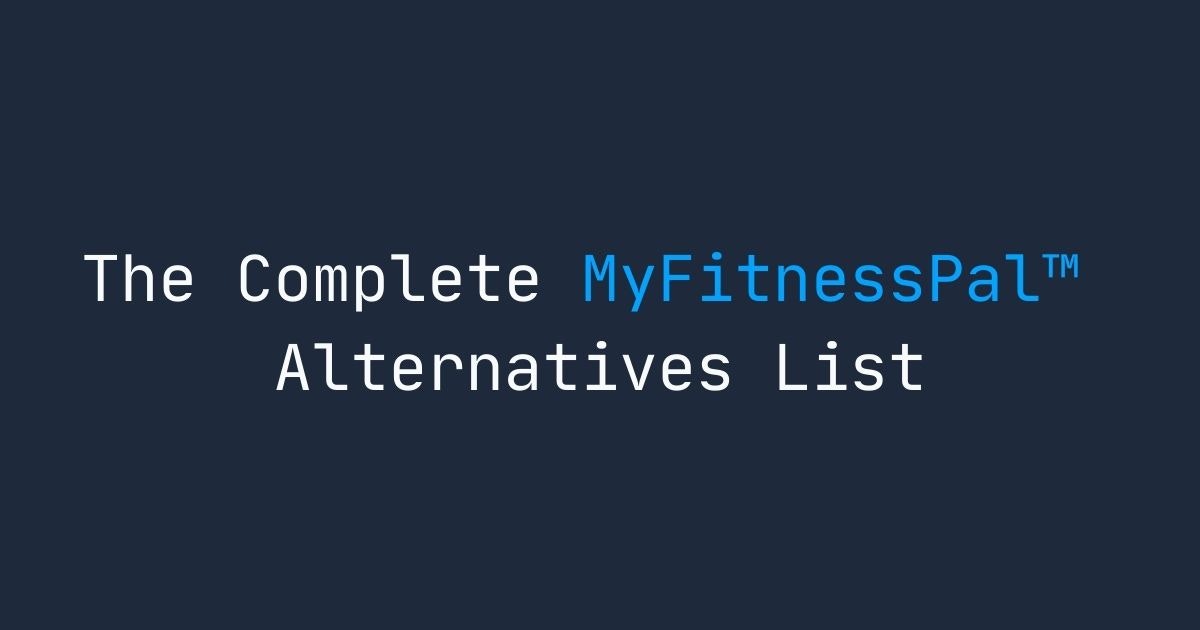 MyFitnesspal Alternativen - Die vollständige Liste MyFitnessPal ™ Alternativen Medien 1