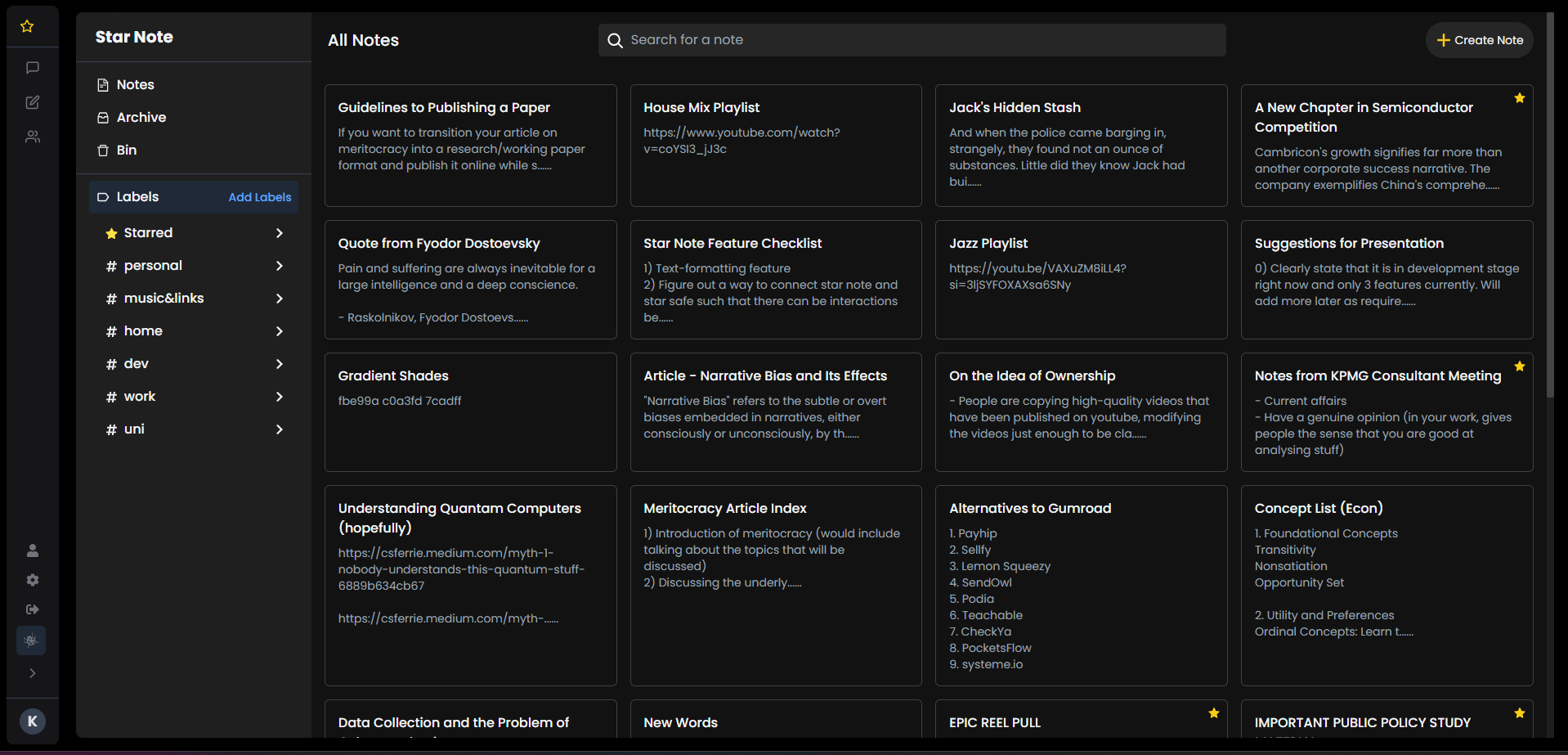 starrvault - Screenshot 3 showing product features and functionality
