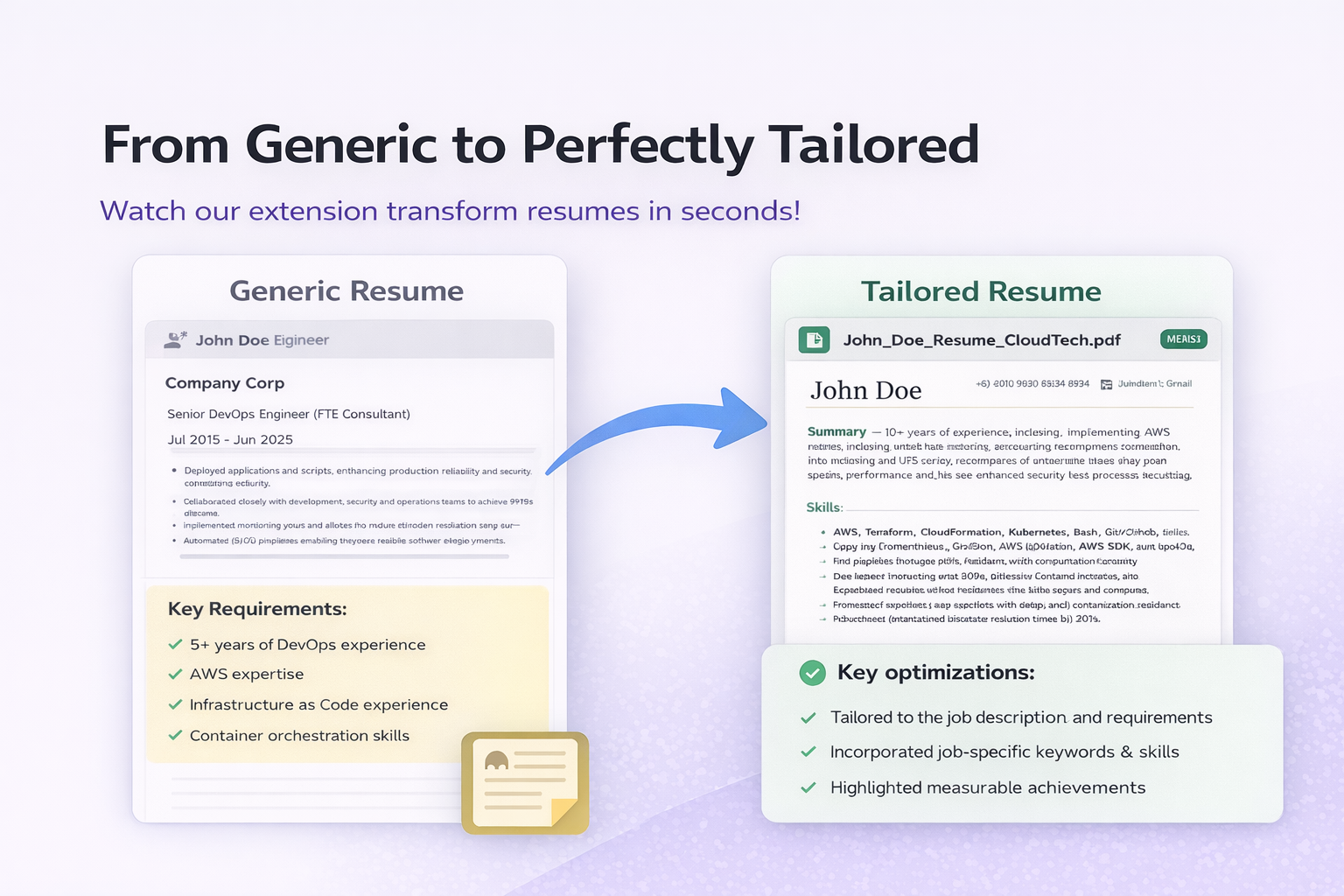RankResume Chrome Extension gallery image