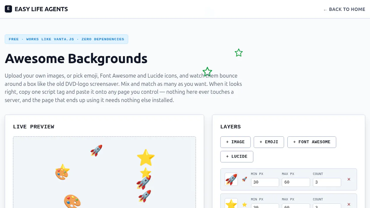Awesome Backgrounds product