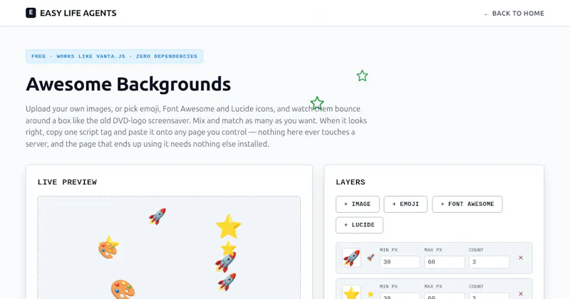 Awesome Backgrounds screenshot 1