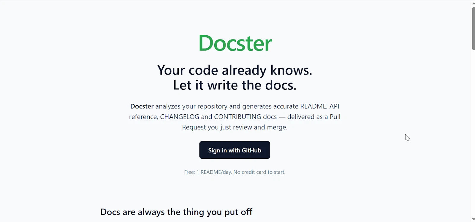 Docster screenshot 1