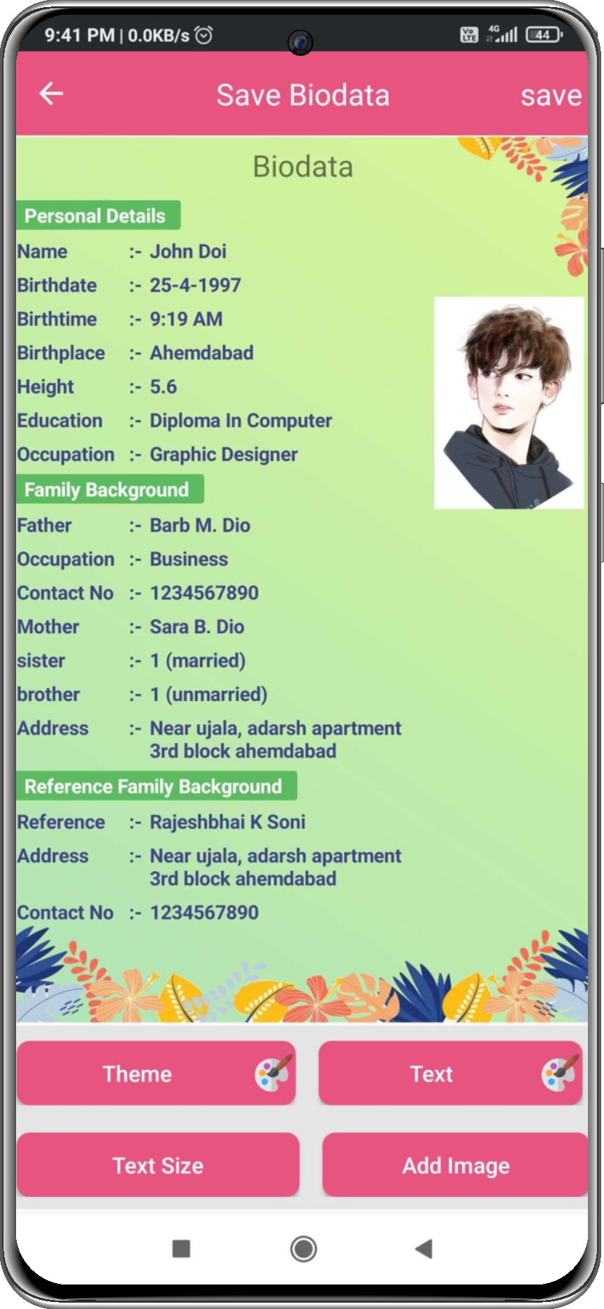 Perfect Biodata Maker gallery image