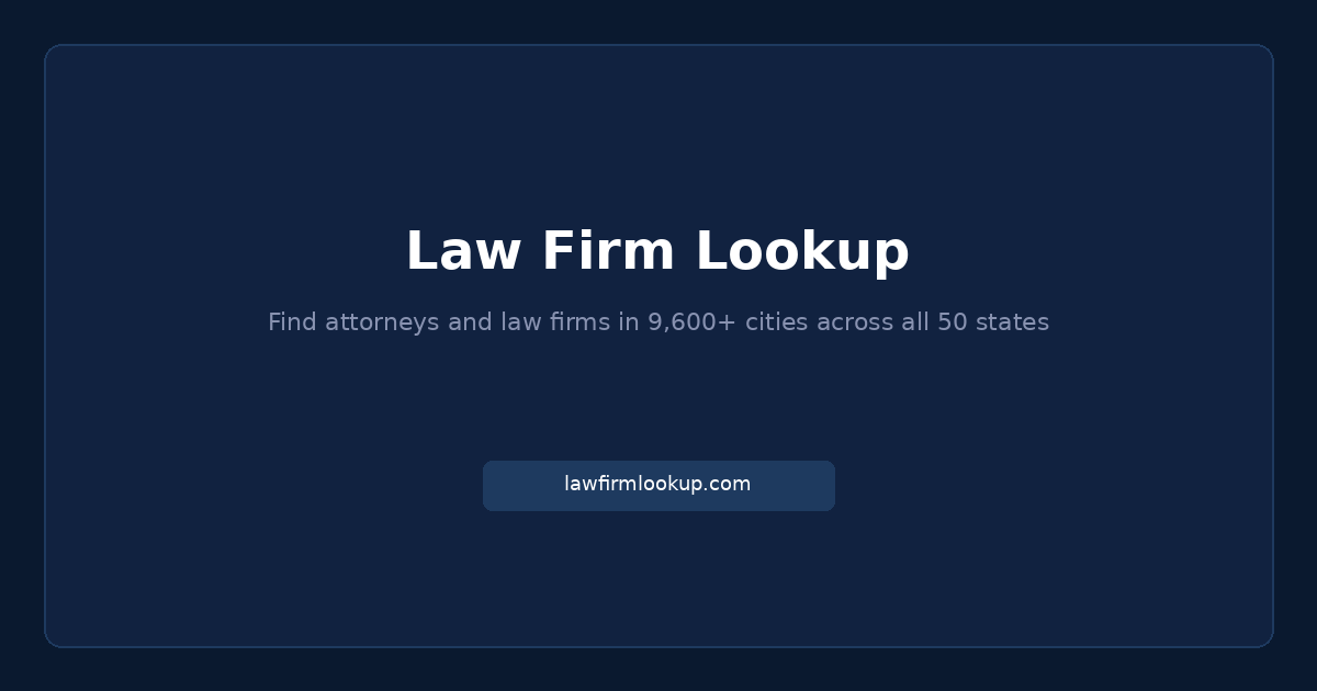 Law Firm Lookup gallery image