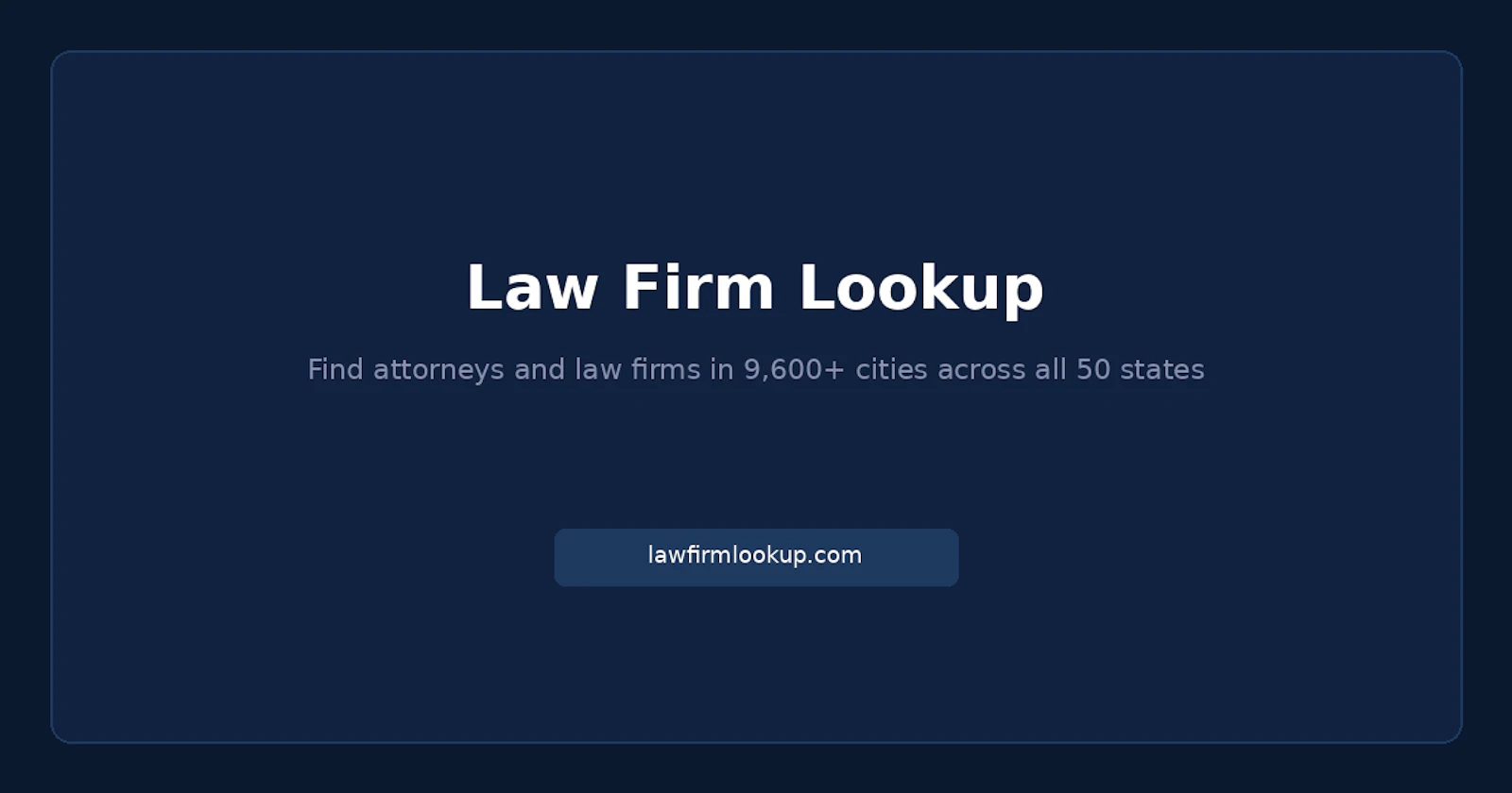 Law Firm Lookup screenshot 1