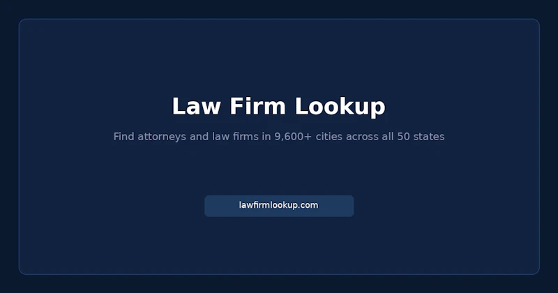 Law Firm Lookup screenshot 1