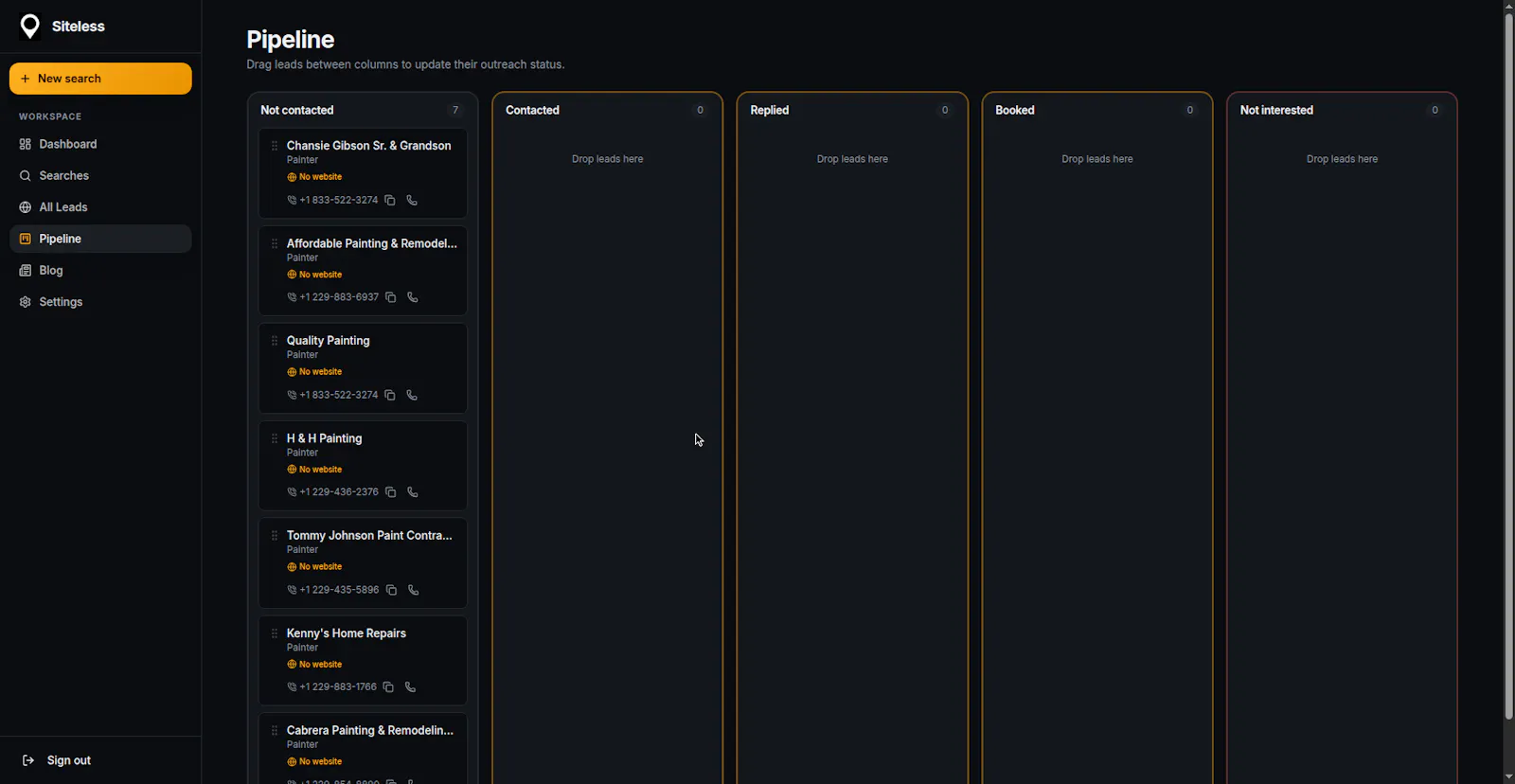 Siteless screenshot 5