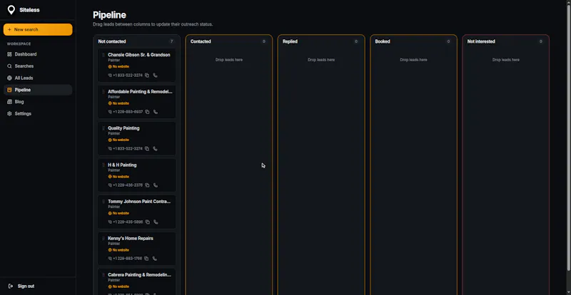 Siteless screenshot 5