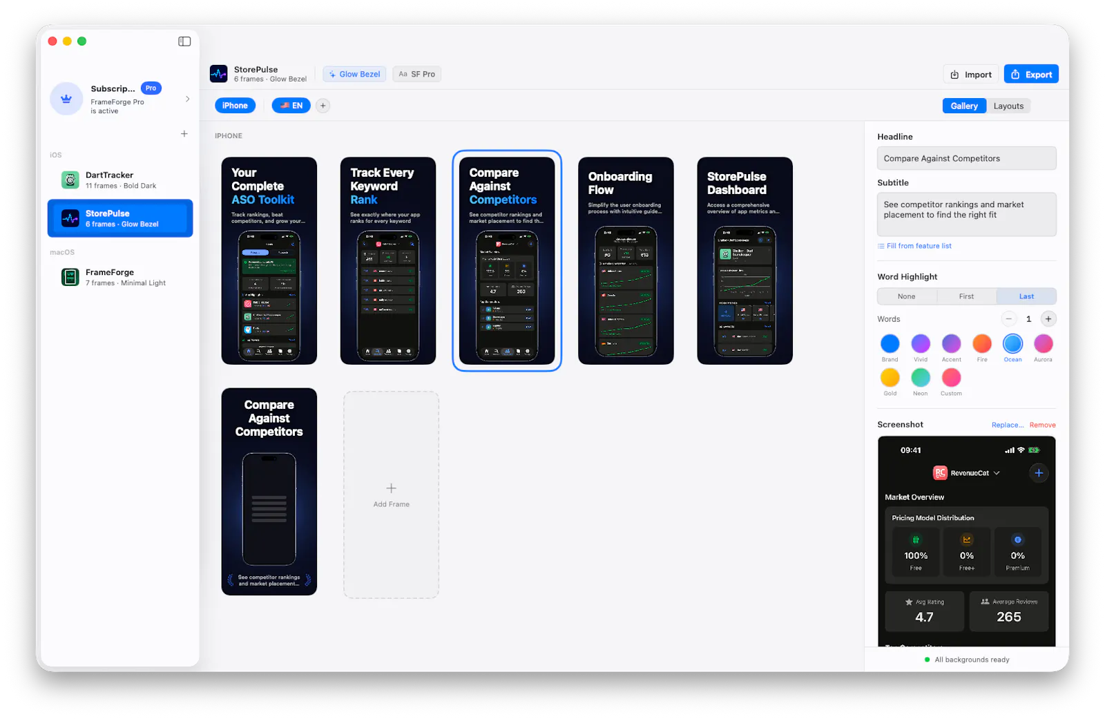 FrameForge - Screenshot Framer screenshot 3
