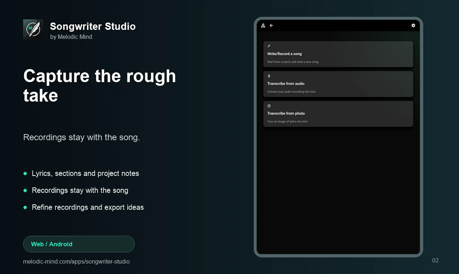 Songwriter Studio screenshot 2