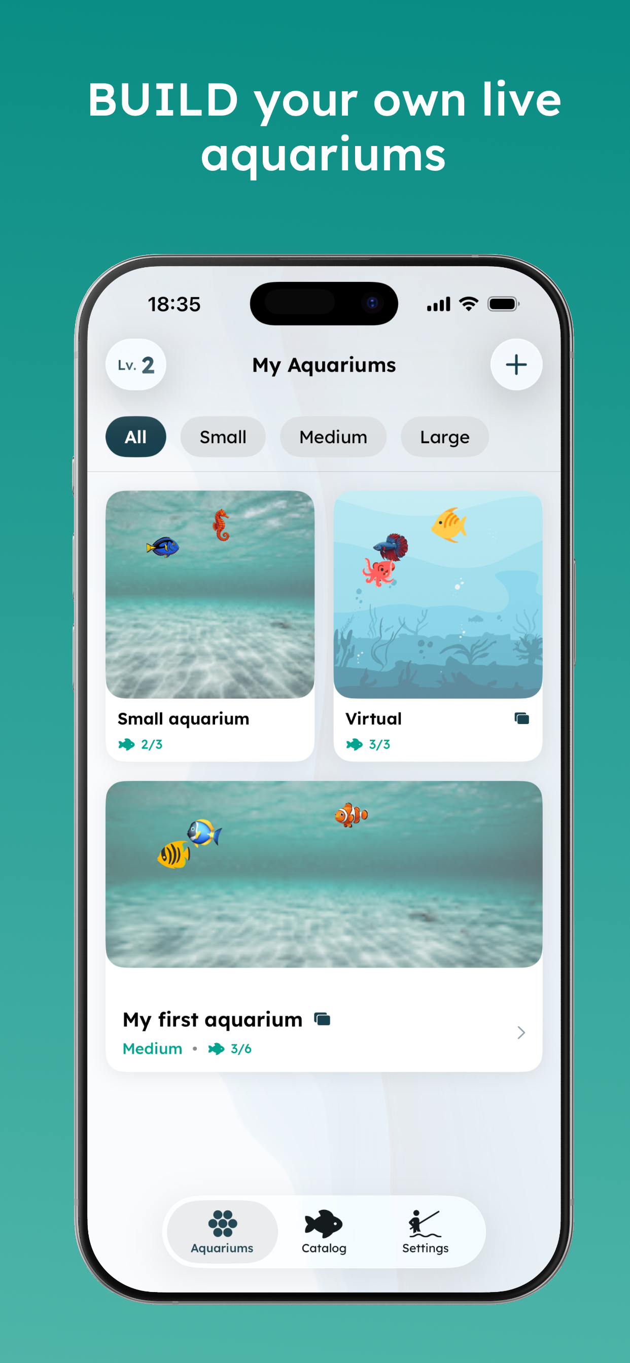 Aquarium Widgets - Screenshot 2 showing product features and functionality