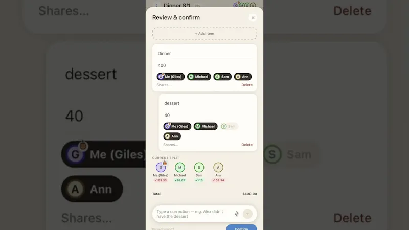 JotSplit screenshot 1 (video preview)