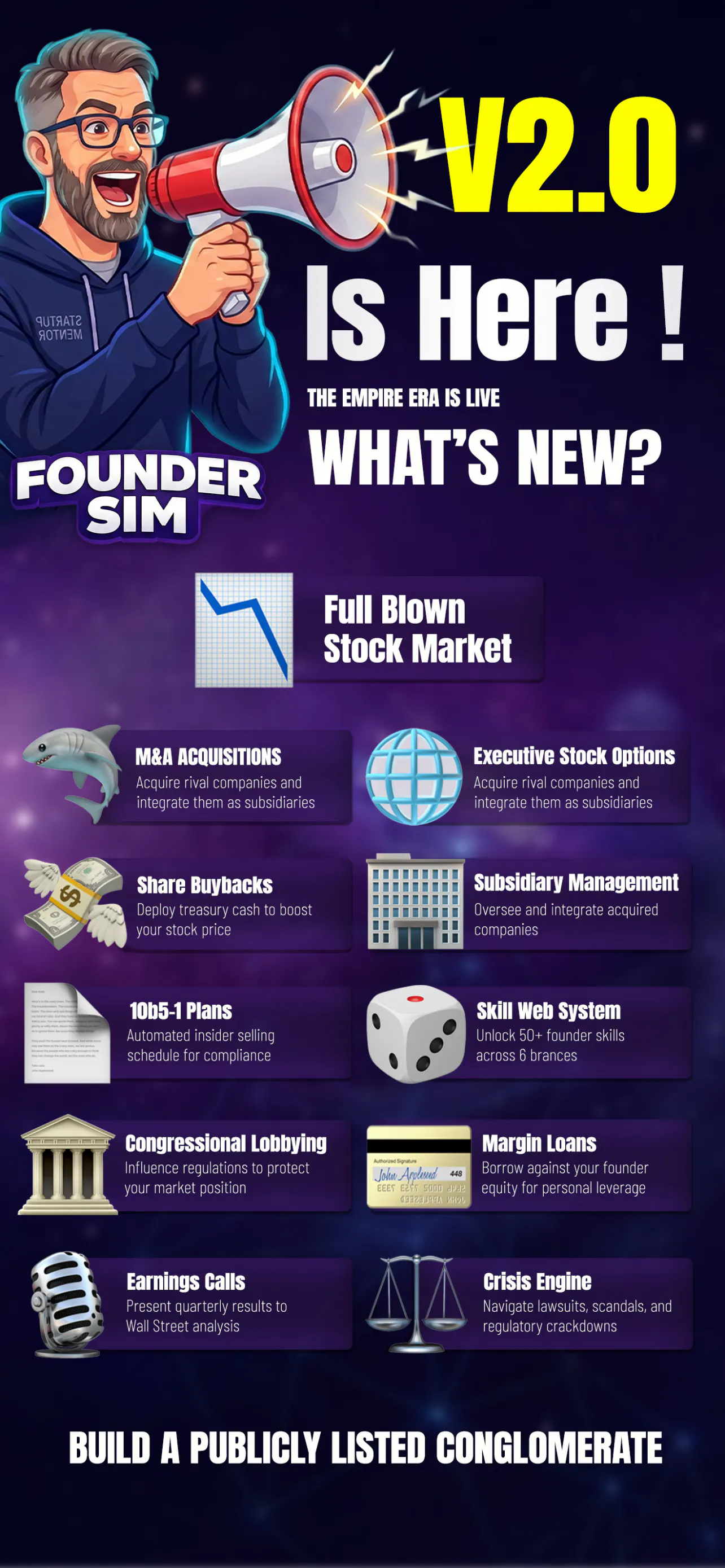 Founder Sim : Startup Game gallery image