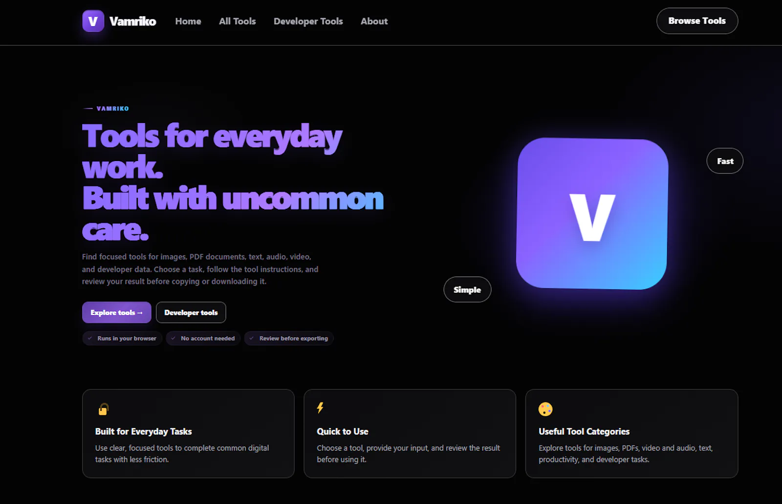 Vamriko screenshot 1