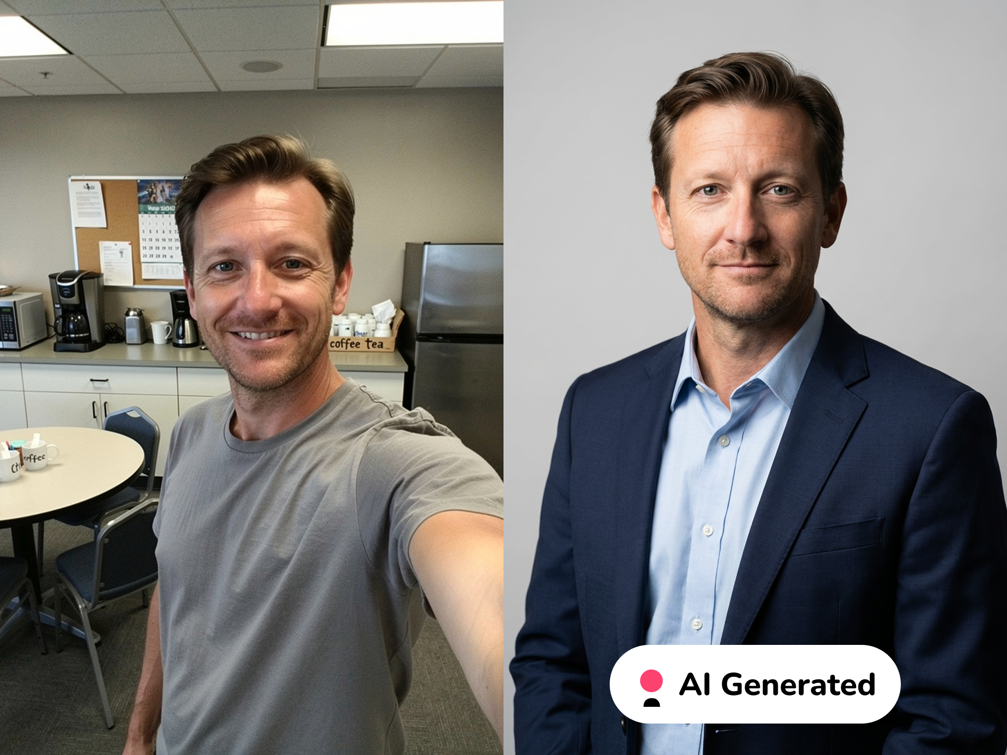 Vibe Headshots - Main product screenshot demonstrating key features and user interface
