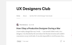 UX Designers Club media 1