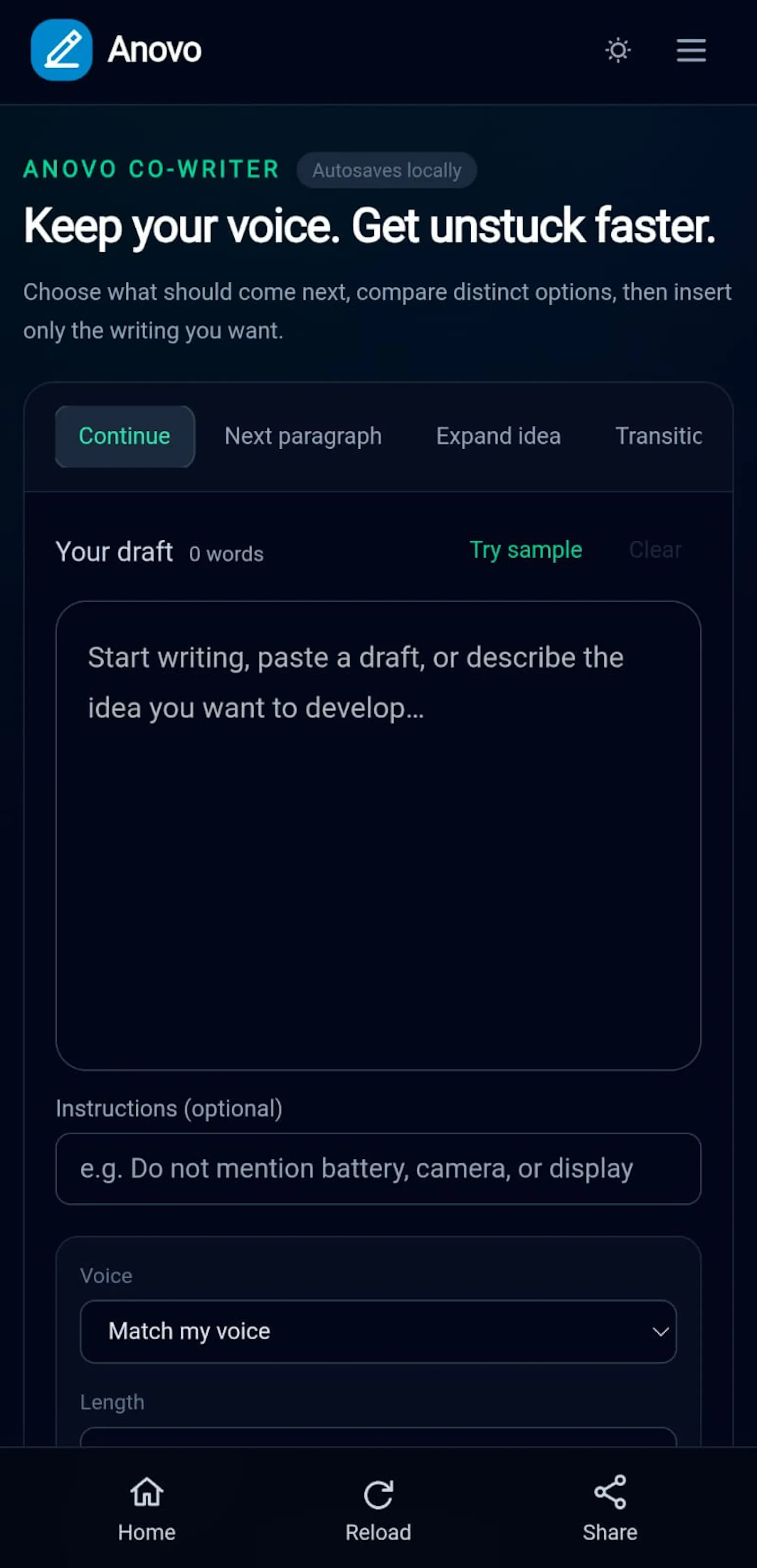 Anovo: AI Writing Tools screenshot 3
