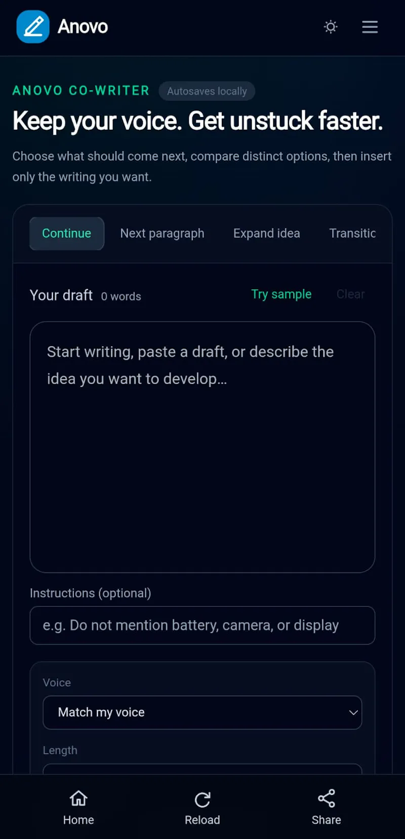 Anovo: AI Writing Tools screenshot 3