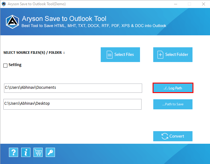 Aryson Simpan ke Alat Outlook media 3