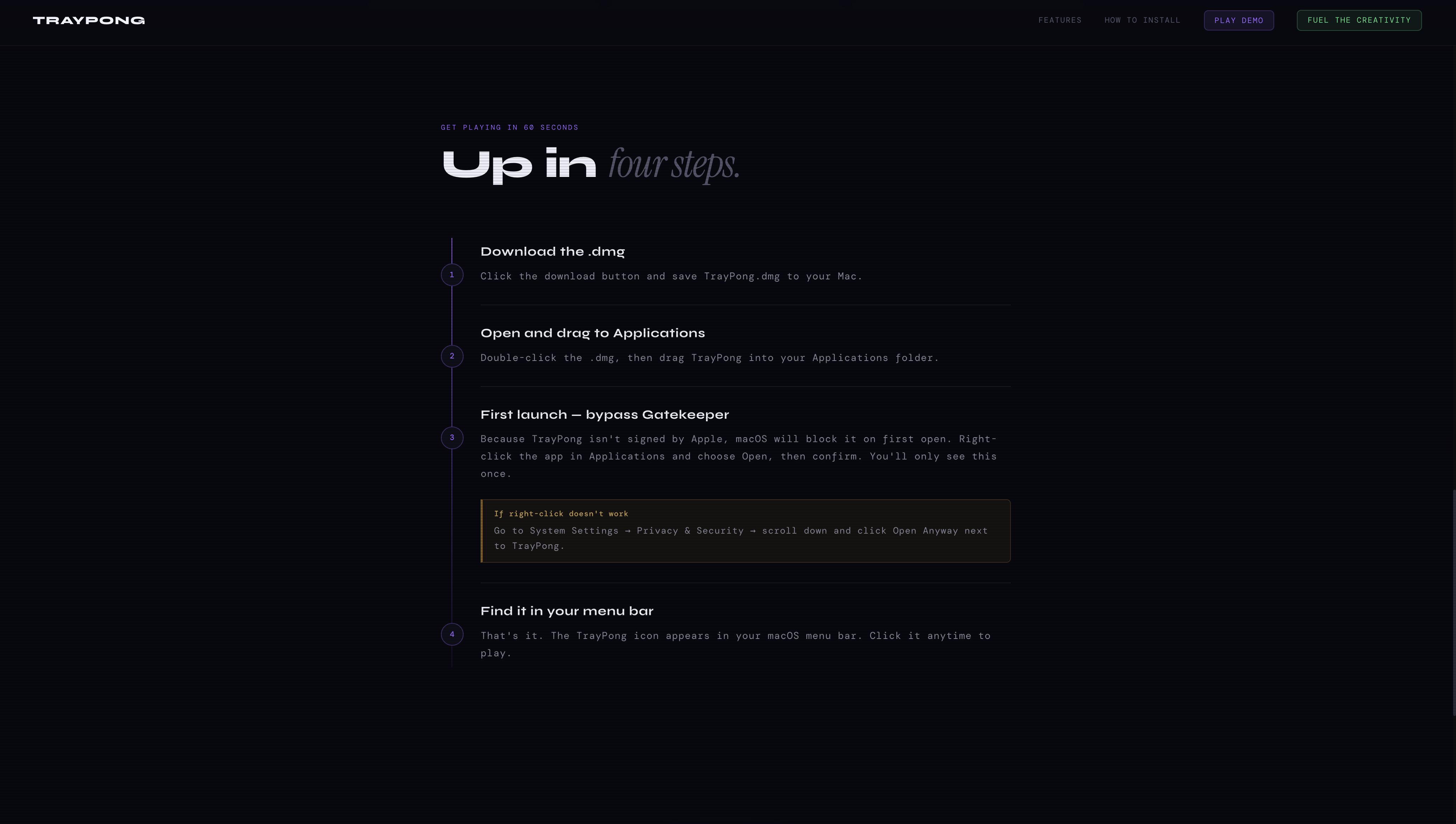 TrayPong gallery image