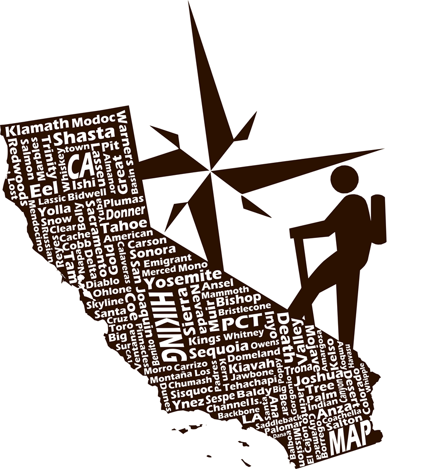 California Hiking Map