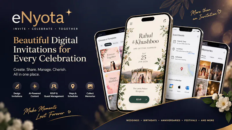 eNyota — Beautiful Digital Invitations screenshot 1
