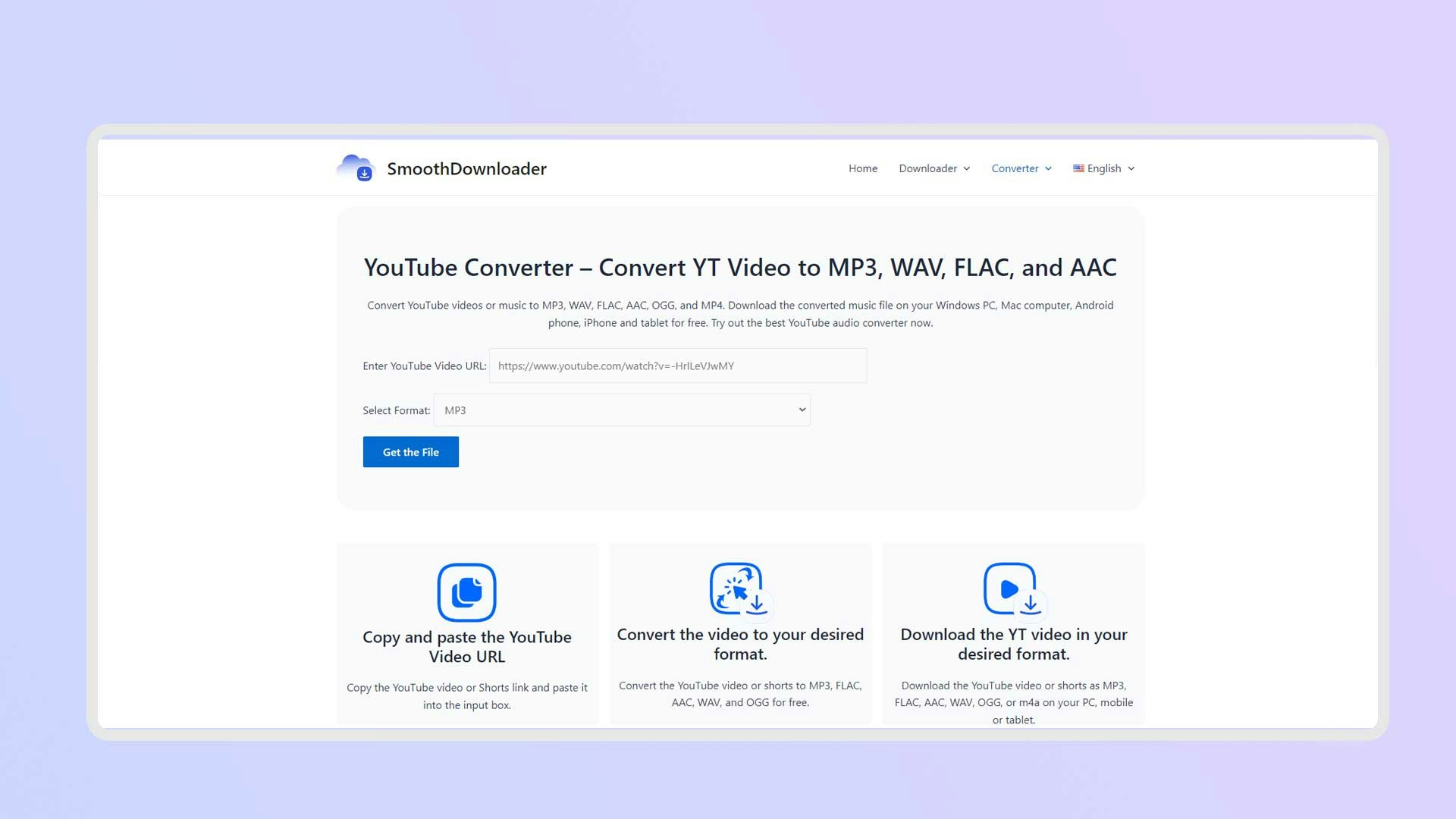 Mídia 2 de SmoothDownloader - Melhor downloader online